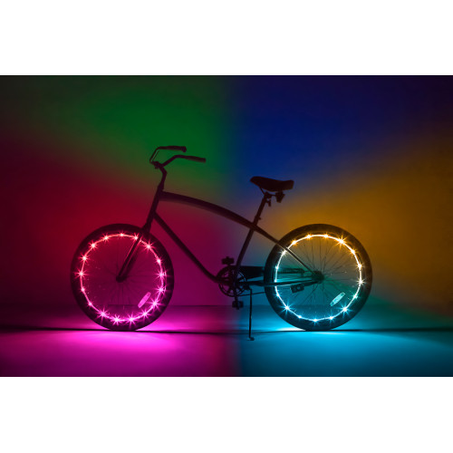 kerékpár kerék RGB LED világítás BRIGHTZ