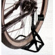 kerékpár állvány 12-29 col-ig hátsó tengelyre, állítható magasággal 215mm-365mm, fekete, M-Wave logóval, Német Minőség