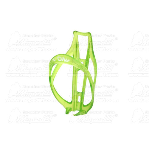 kerékpár kulacstartó, könnyű műanyag kompozit anyagból, 35 g. átlátszó zöld MTB LYNX