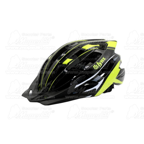 kerékpár fejvédő FLASH, L (58-61), unisex fekete-zöld, stabil szerkezet, szilárdabb és tartósabb,állítható hevedercsatt, könnyeb