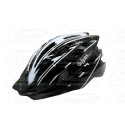 kerékpár fejvédő FLASH, S (51-54), unisex fekete- ezüst, stabil szerkezet, szilárdabb és tartósabb,állítható hevedercsatt, könny