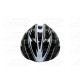 kerékpár fejvédő FLASH, L (58-61), unisex fekete-ezüst, stabil szerkezet, szilárdabb és tartósabb,állítható hevedercsatt, könnye