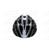 kerékpár fejvédő FLASH, L (58-61), unisex fekete-ezüst, stabil szerkezet, szilárdabb és tartósabb,állítható hevedercsatt, könnye