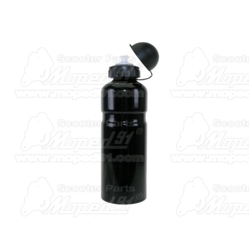 kerékpár kulacs Aluminium 750 ml, fekete, védősapkával MTB Német Minőség